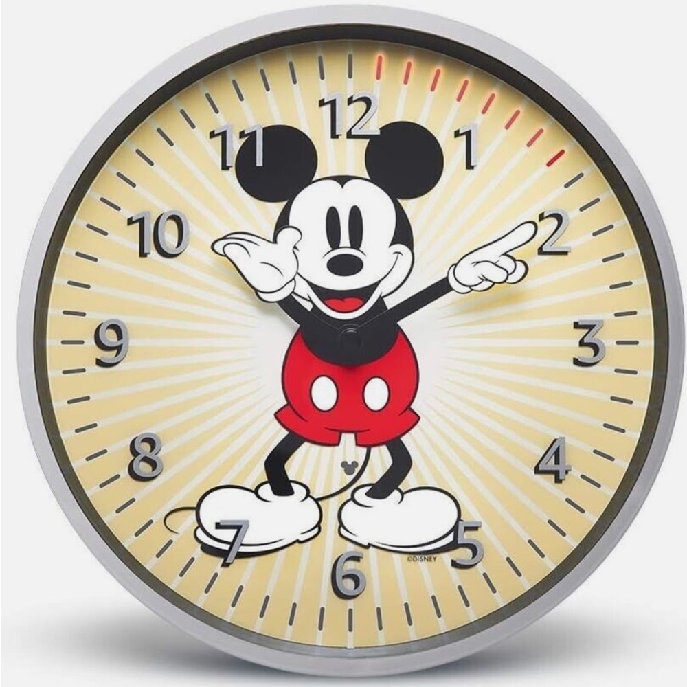 Amazon Echo Alexa Wall Clock Digital LED Smart Disp. Disney Mickey Mouse Edition